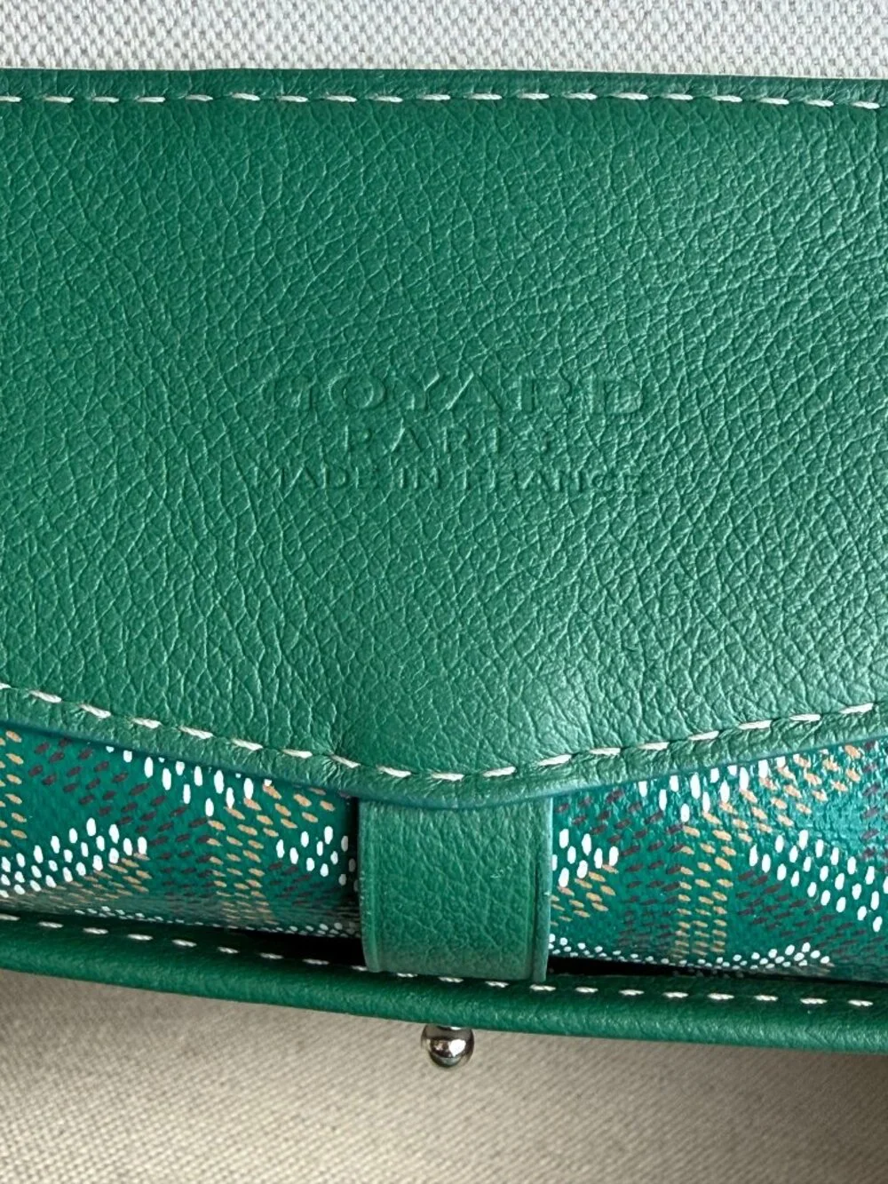 Goyard Green Cisalpin Backpack